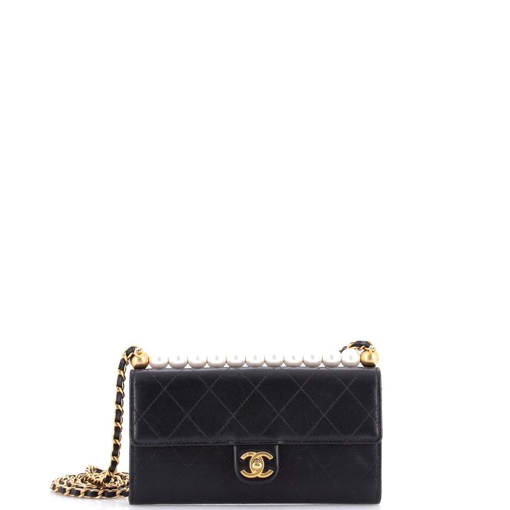 Chanel Chic Pearls Clutch With Chain #270740C26B